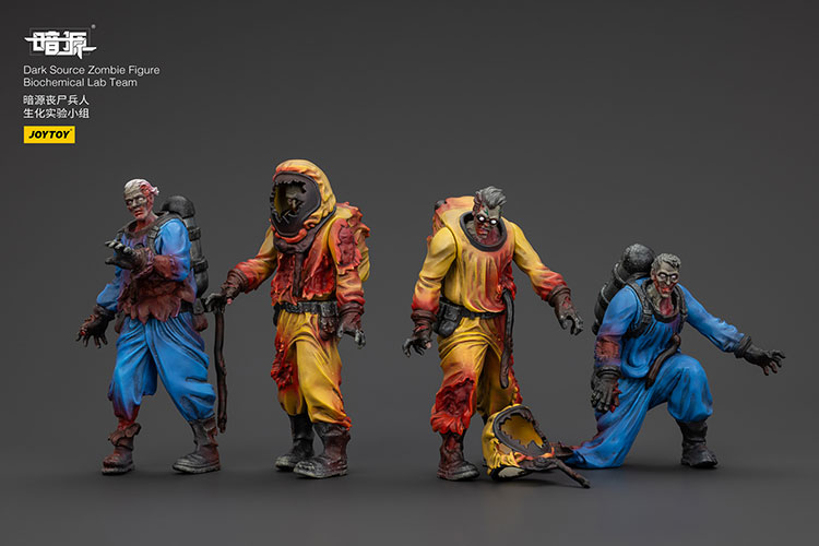 Dark Source Zombie Figure Biochemical Lab Team - main product image