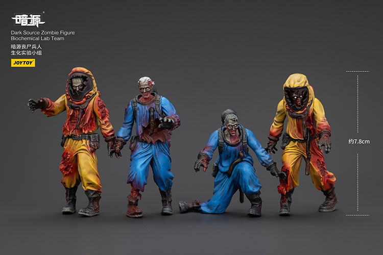 Dark Source Zombie Figure Biochemical Lab Team - view 4