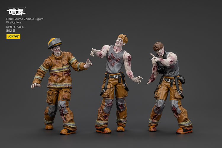 Dark Source Zombie Figure Firefighters - main product image