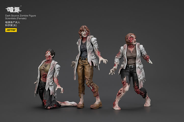 Dark Source Zombie Figure Scientists (Female) - view 3