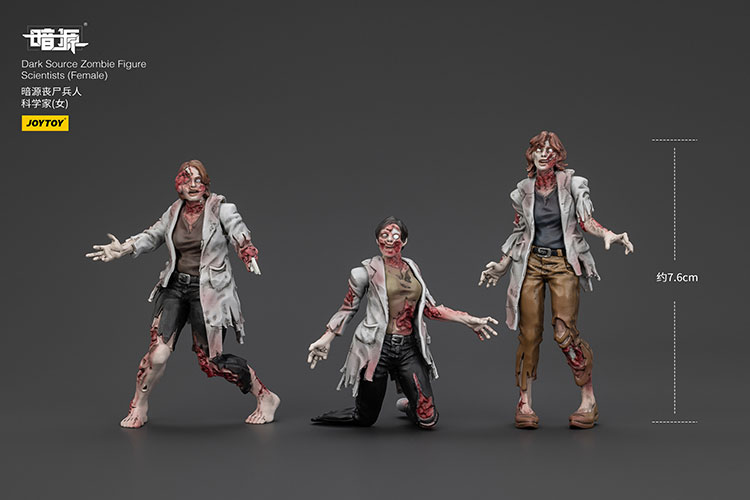 Dark Source Zombie Figure Scientists (Female) - view 4