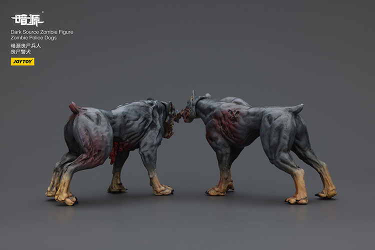 Dark Source Zombie Fiqure Zombie Police Dogs - view 3
