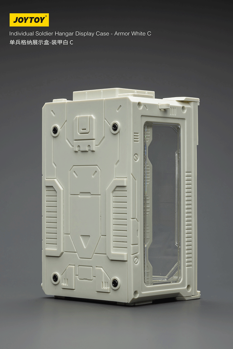 Individual Soldier Hangar Display Case - Armor White C - view 2