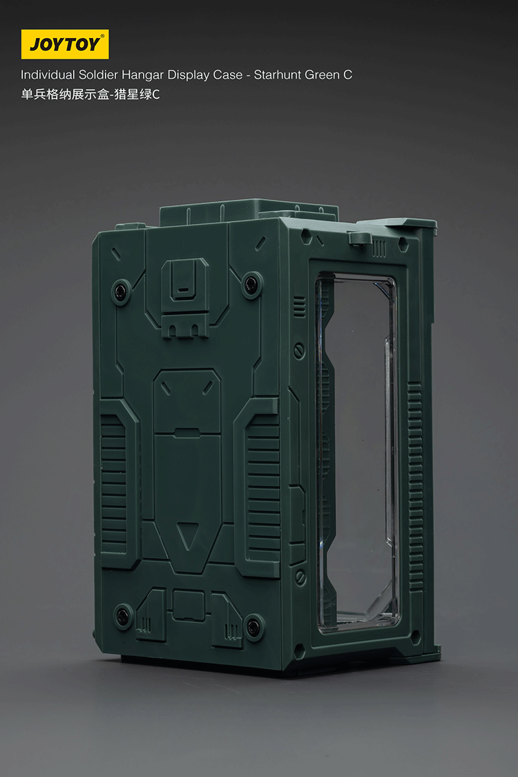 Individual Soldier Hangar Display Case - Starhunt Green C - view 2
