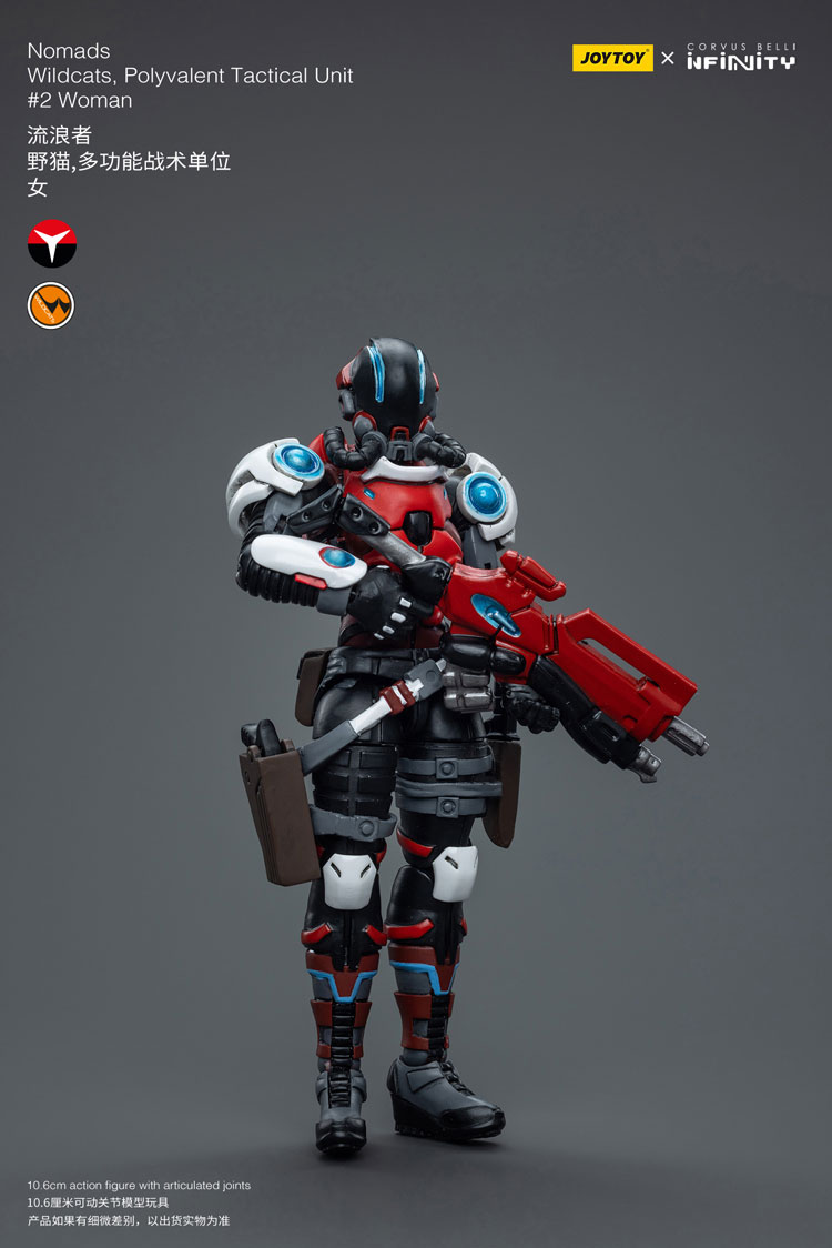 Nomads Wildcats, Polyvalent Tactical Unit #2 Woman - view 3