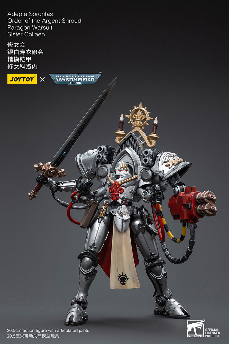 Adepta Sororitas Order of the Argent Shroud Paragon Warsuit Sister Collaen - view 5