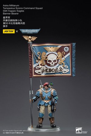 Astra Militarum Tempestus Scions Command Squad 55th Kappic Eagles Banner Bearer - Premium action figure - $59.99