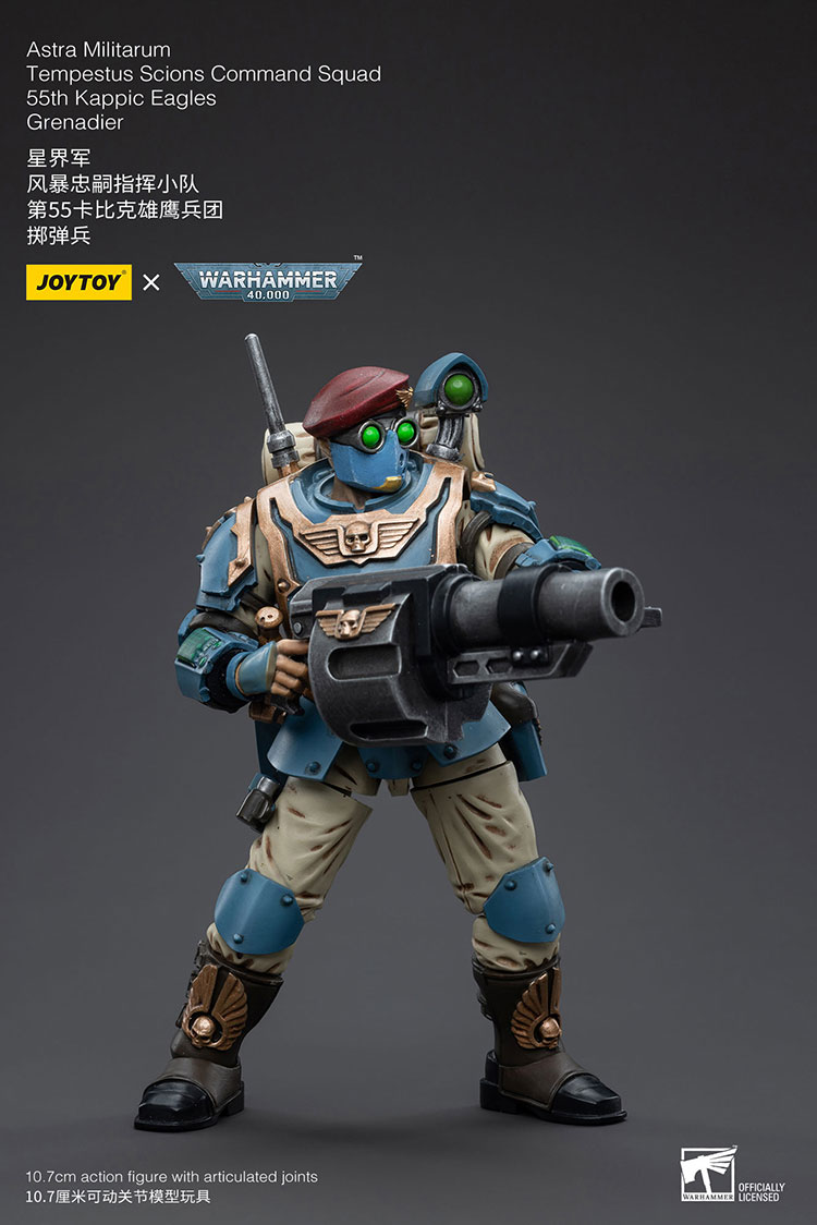 Astra Militarum Tempestus Scions Command Squad 55th Kappic Eagles Grenadier - view 4