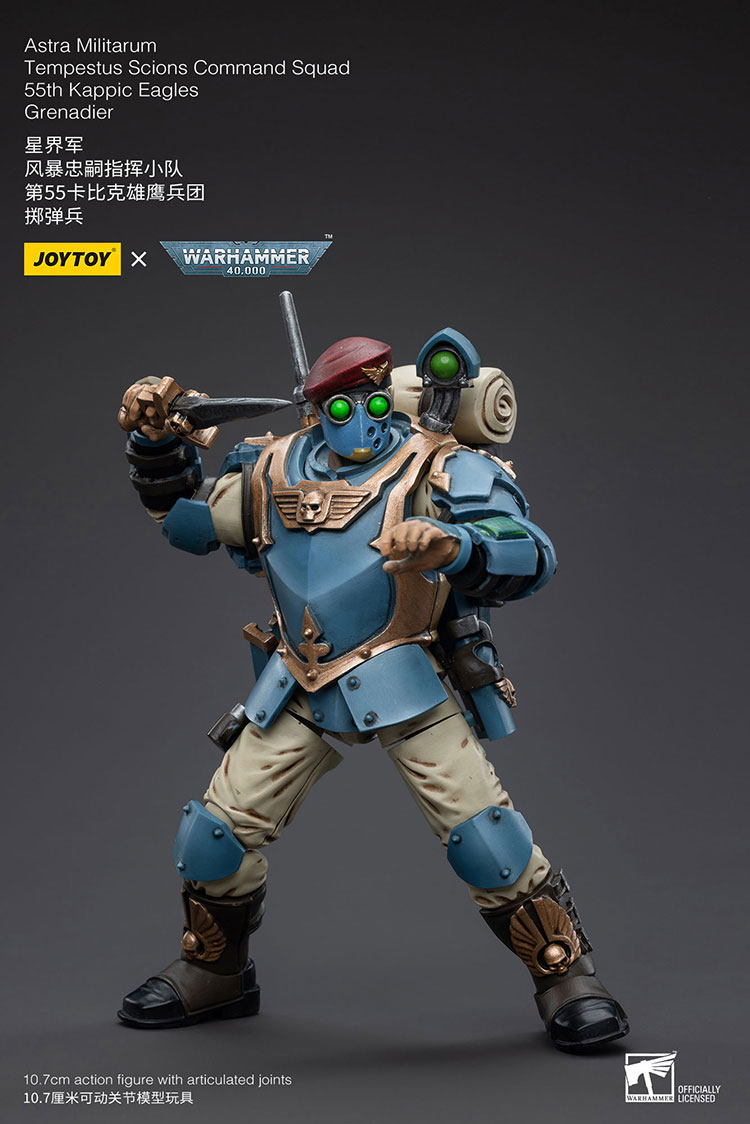 Astra Militarum Tempestus Scions Command Squad 55th Kappic Eagles Grenadier - view 7