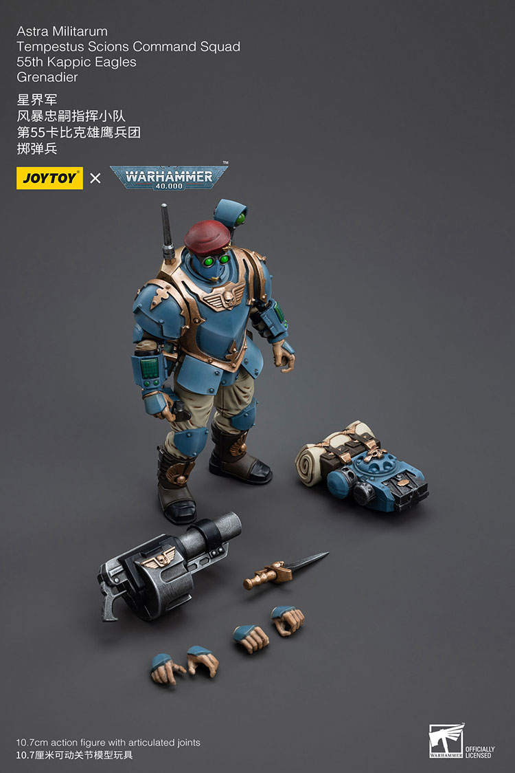 Astra Militarum Tempestus Scions Command Squad 55th Kappic Eagles Grenadier - view 8