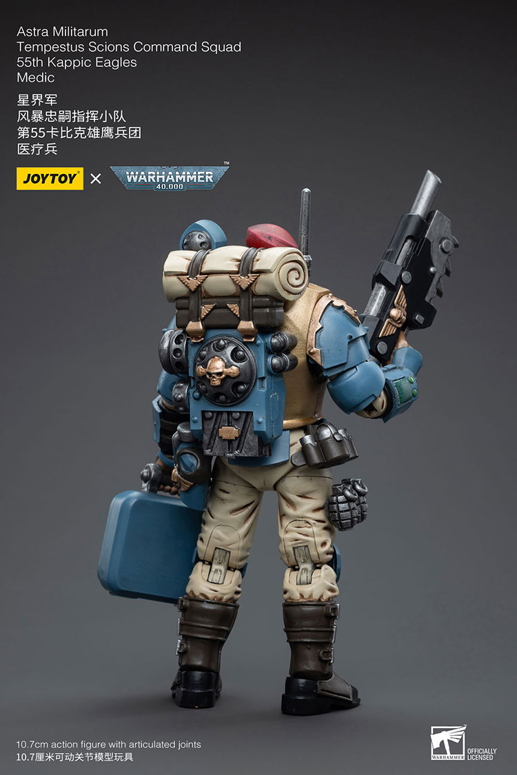 Astra Militarum Tempestus Scions Command Squad 55th Kappic Eagles Medic - view 2