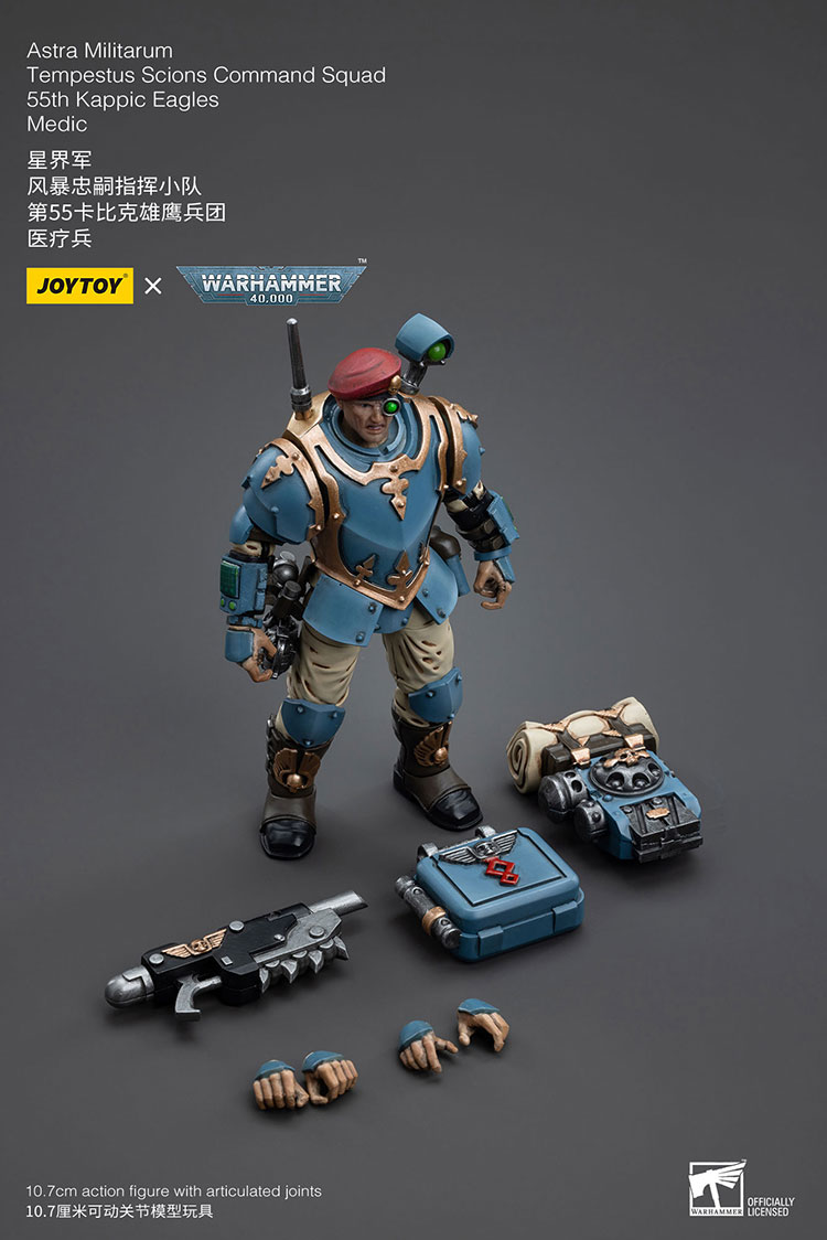 Astra Militarum Tempestus Scions Command Squad 55th Kappic Eagles Medic - view 8