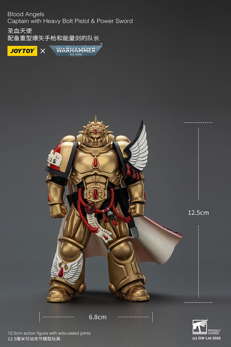 Blood Angels Captain with Heavy Bolt Pistol & Power Sword - view 10