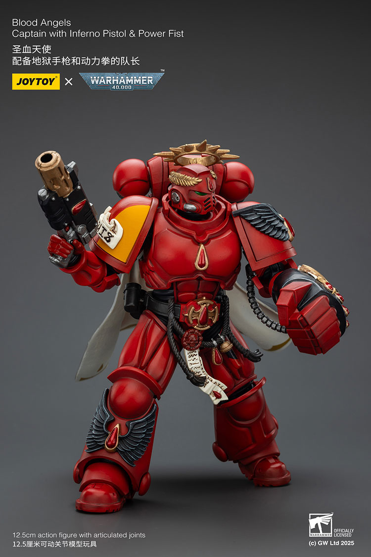 Blood Angels Captain with Inferno Pistol & Power Fist - view 2