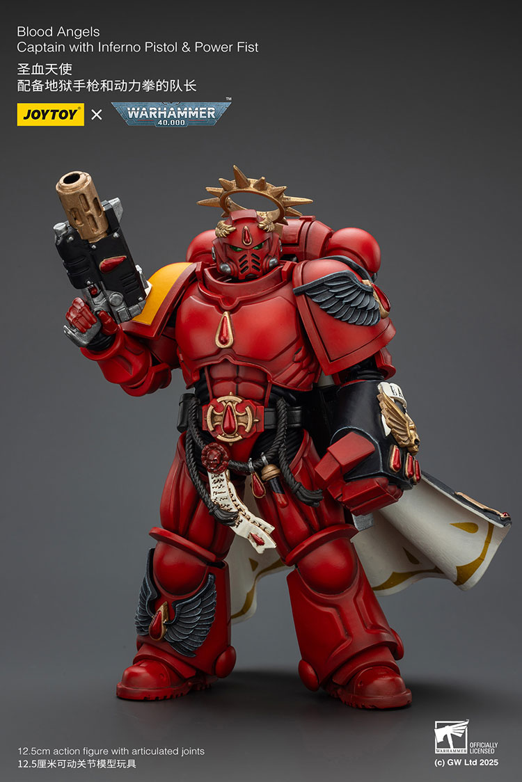 Blood Angels Captain with Inferno Pistol & Power Fist - view 3