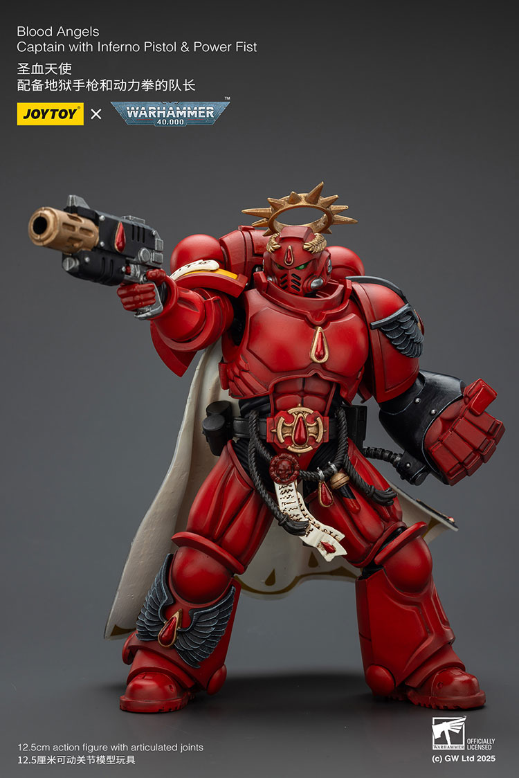 Blood Angels Captain with Inferno Pistol & Power Fist - view 4
