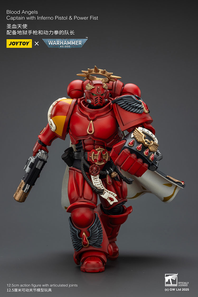 Blood Angels Captain with Inferno Pistol & Power Fist - view 7