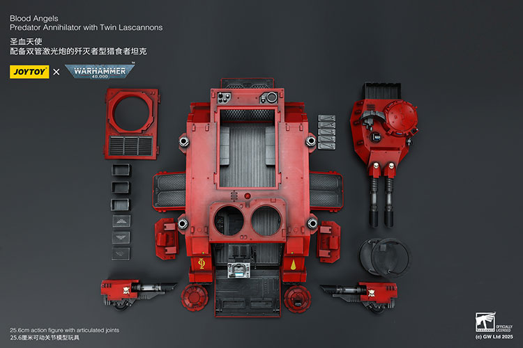 Blood Angels Predator Annihilator with Twin Lascannons - view 31
