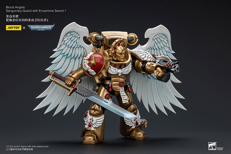 Blood Angels Sanguinary Guard with Encarmine Sword 1 - view 4