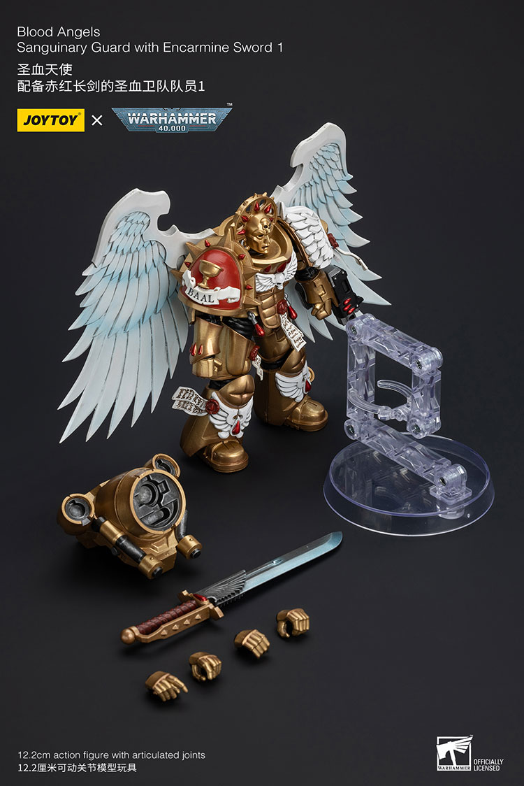 Blood Angels Sanguinary Guard with Encarmine Sword 1 - view 6