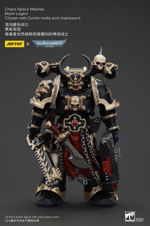 Chaos Space Marines Black Legion Chosen with Combi-melta and chainsword - Premium action figure - $67.99