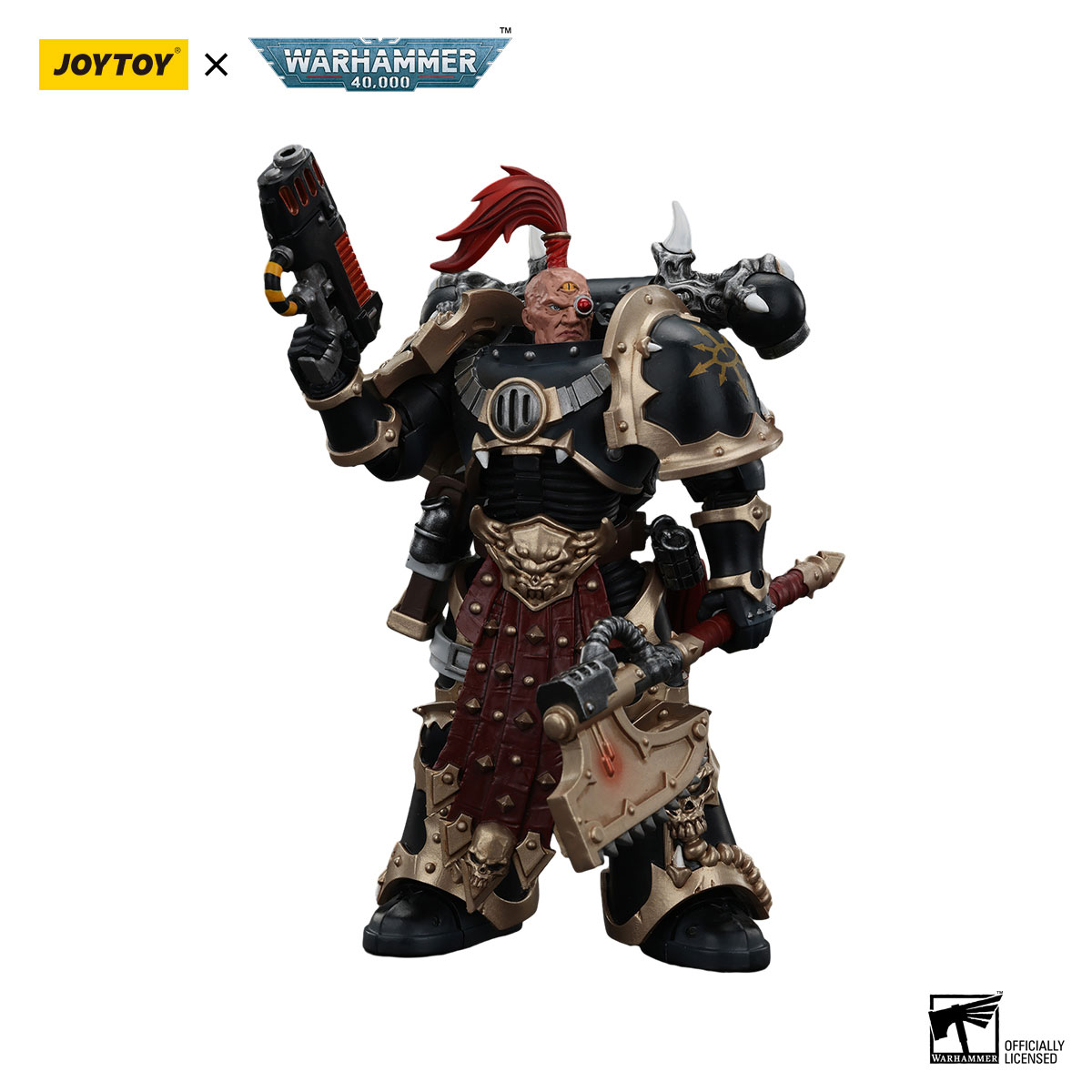 Chaos Space Marines Black Legion Chosen with Plasma Pistol and Power Axe - view 12