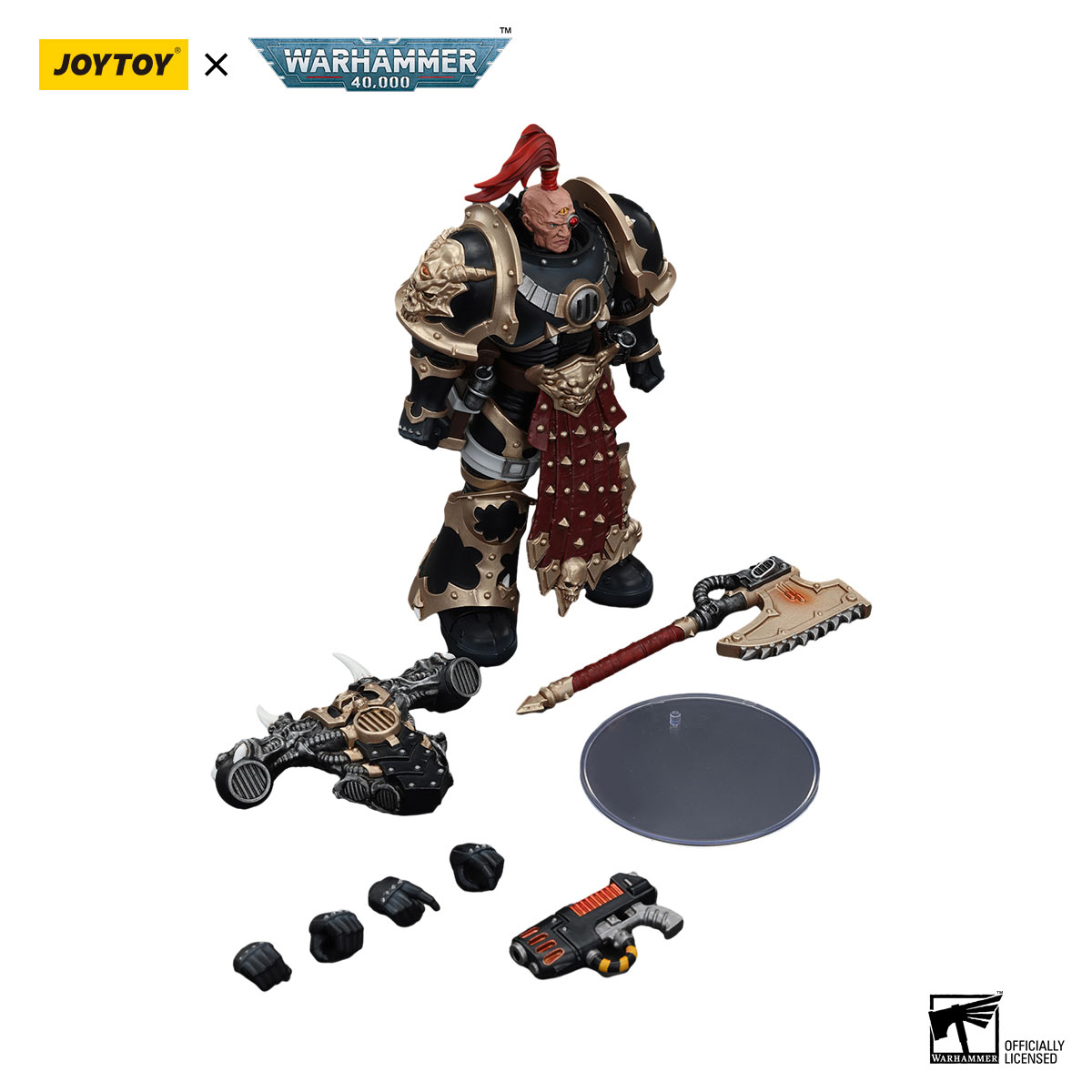 Chaos Space Marines Black Legion Chosen with Plasma Pistol and Power Axe - view 14