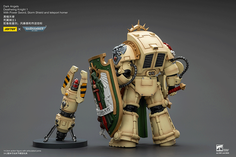 Dark Angels Deathwing Knight 1 With Power Sword, Storm Shield and teleport homer - view 4
