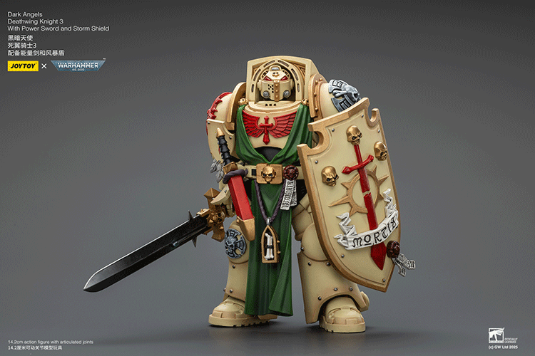 Dark Angels Deathwing Knight 3 With Power Sword and Storm Shield - view 3