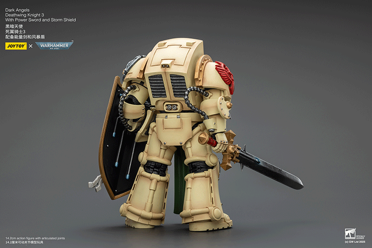 Dark Angels Deathwing Knight 3 With Power Sword and Storm Shield - view 4