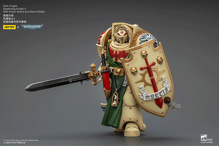 Dark Angels Deathwing Knight 3 With Power Sword and Storm Shield - view 5