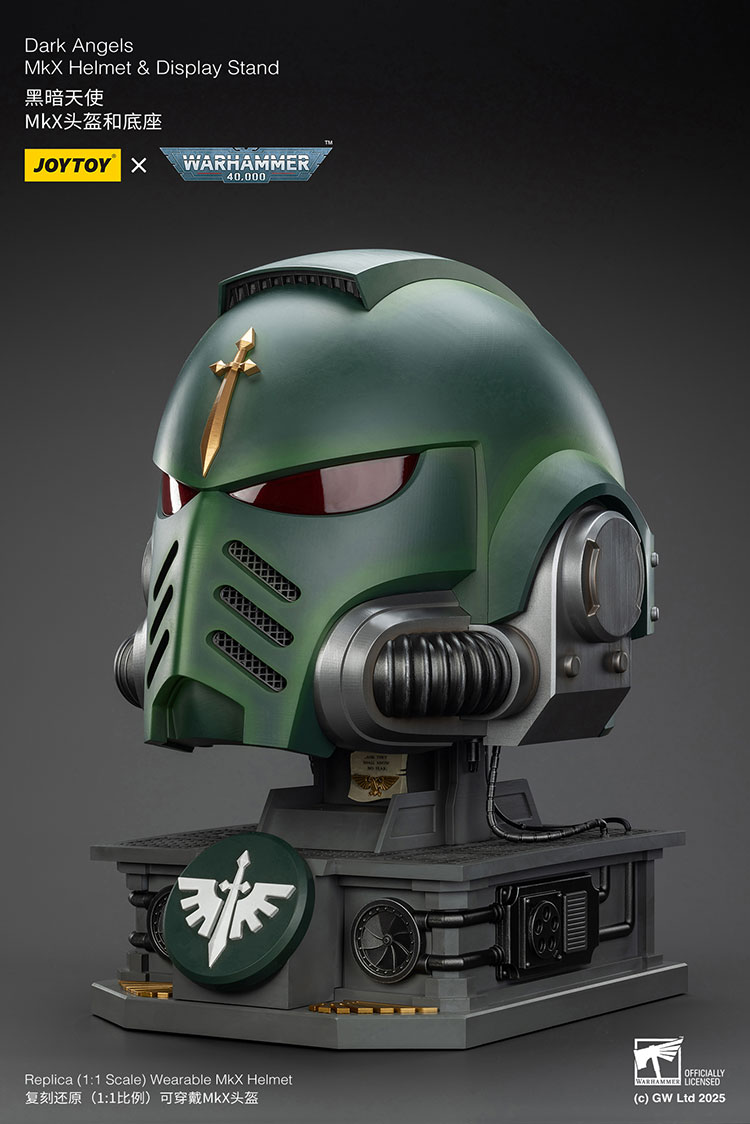 Dark Angels MkX Helmet & Display Stand - view 4