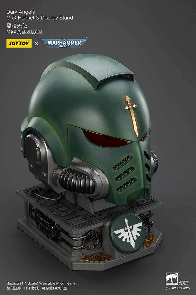 Dark Angels MkX Helmet & Display Stand - view 5