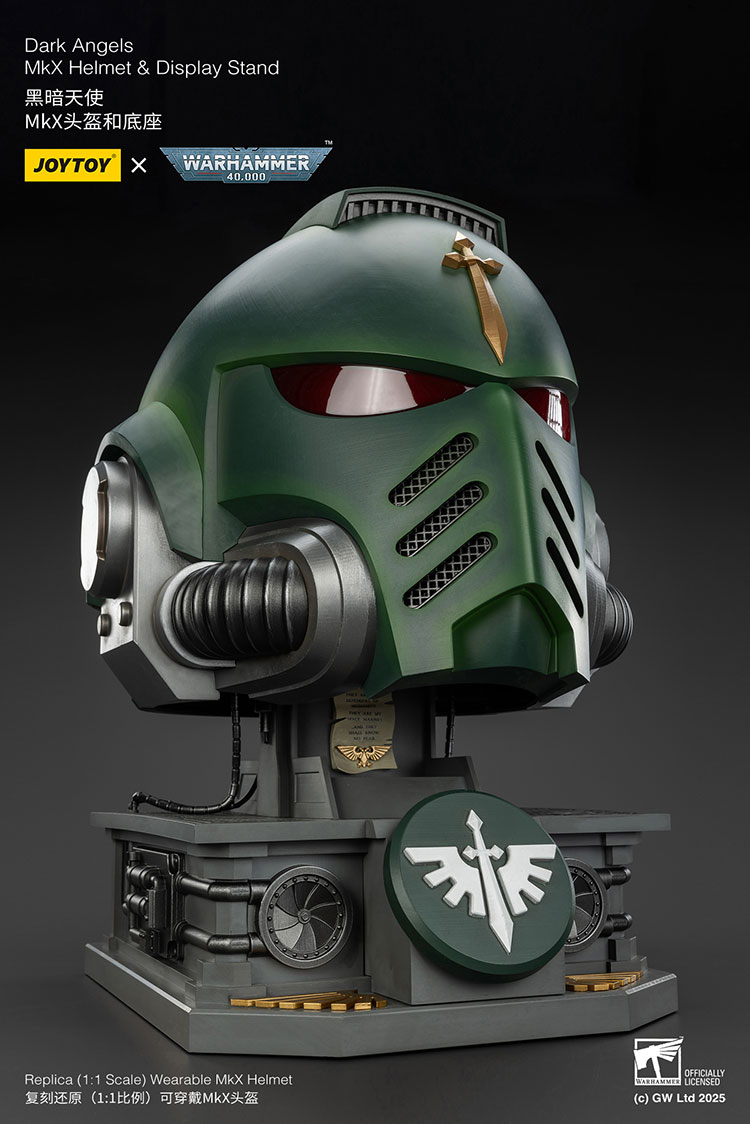 Dark Angels MkX Helmet & Display Stand - view 7