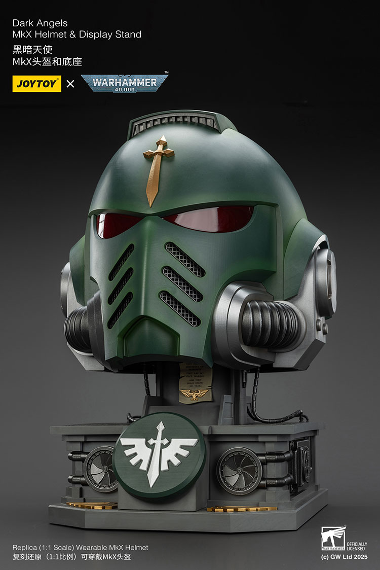 Dark Angels MkX Helmet & Display Stand - view 8