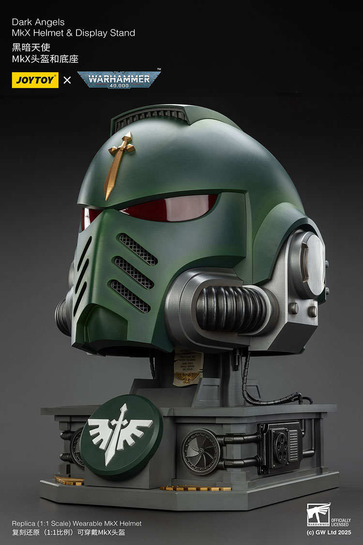 Dark Angels MkX Helmet & Display Stand - view 9