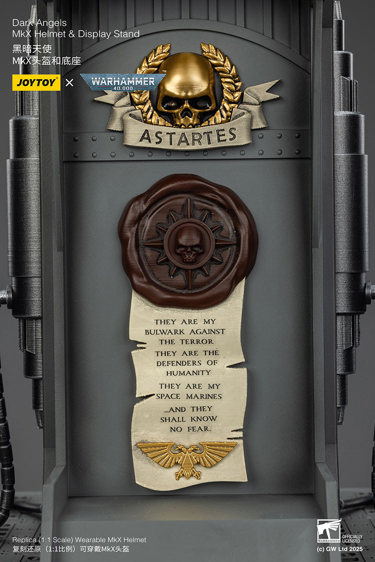 Dark Angels MkX Helmet & Display Stand - view 17
