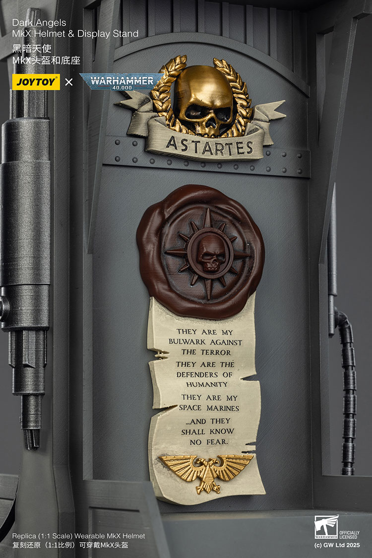 Dark Angels MkX Helmet & Display Stand - view 18