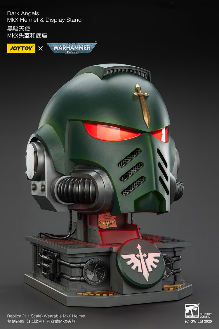 Dark Angels MkX Helmet & Display Stand - view 19