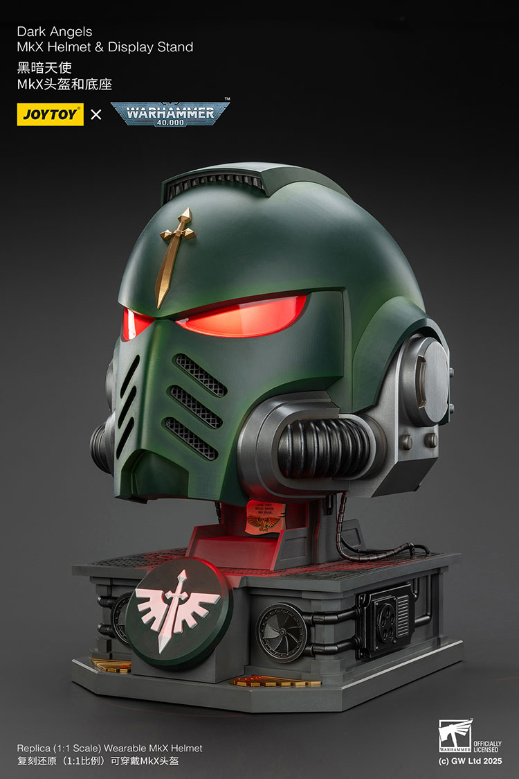 Dark Angels MkX Helmet & Display Stand - view 21