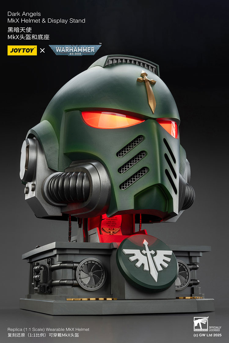 Dark Angels MkX Helmet & Display Stand - view 24
