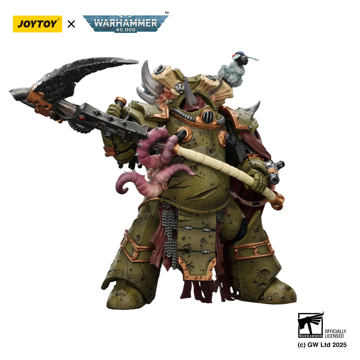 Death Guard Deathshroud Terminator 2 with Manreaper and Plaguespurter Gauntlet - view 15