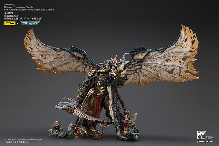 Mortarion， Daemon Primarch of Nurgle with Ancient weapons‘The Lantern' and ‘Silence' - view 5