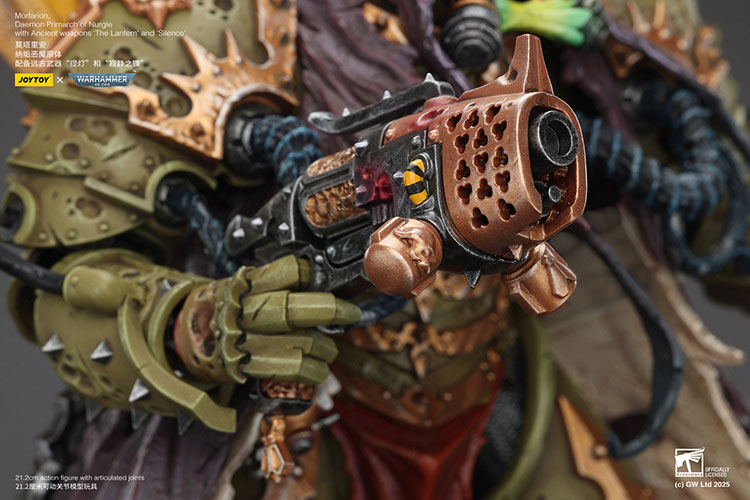 Mortarion， Daemon Primarch of Nurgle with Ancient weapons‘The Lantern' and ‘Silence' - view 14