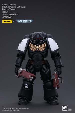 Space Marines Black Templars Outriders Brother Valtus - Premium action figure - $34.99