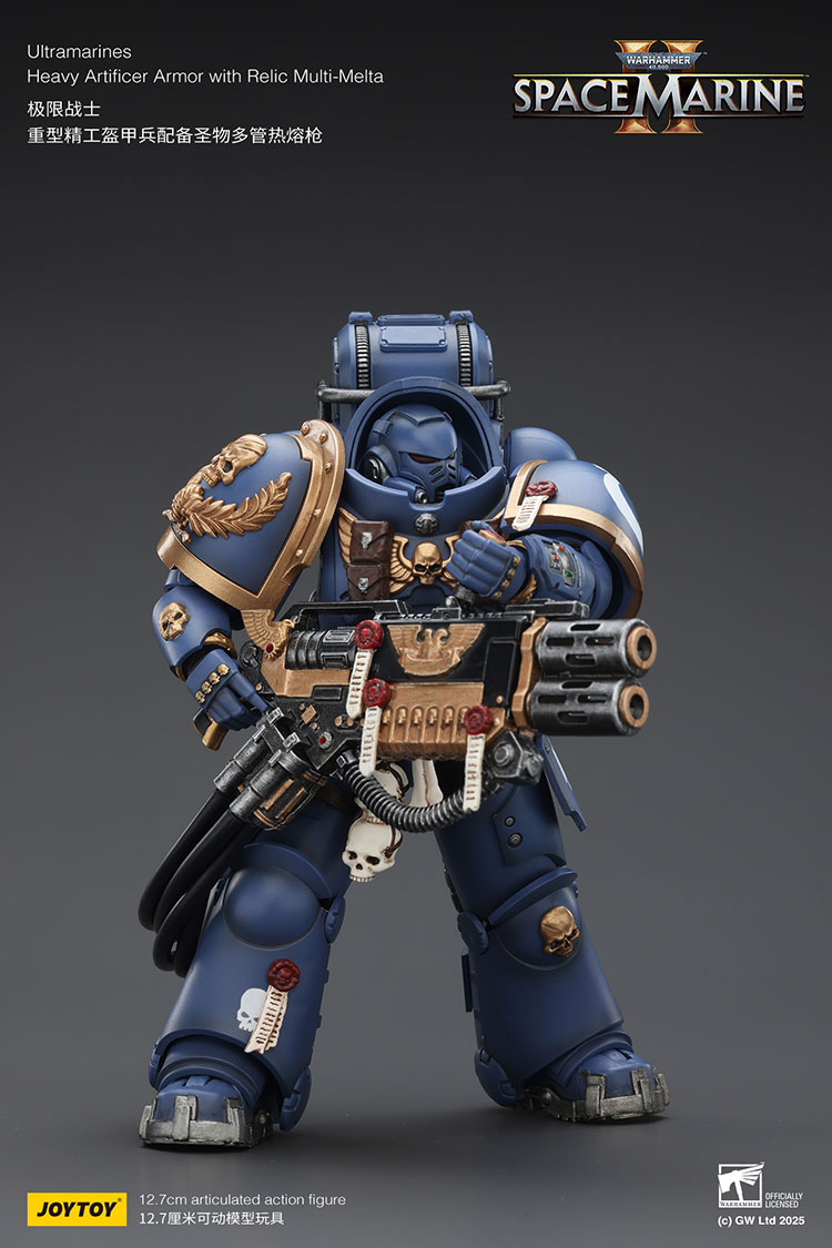 Ultramarines Heavy Artificer Armor with Relic Multi-Melta - view 4