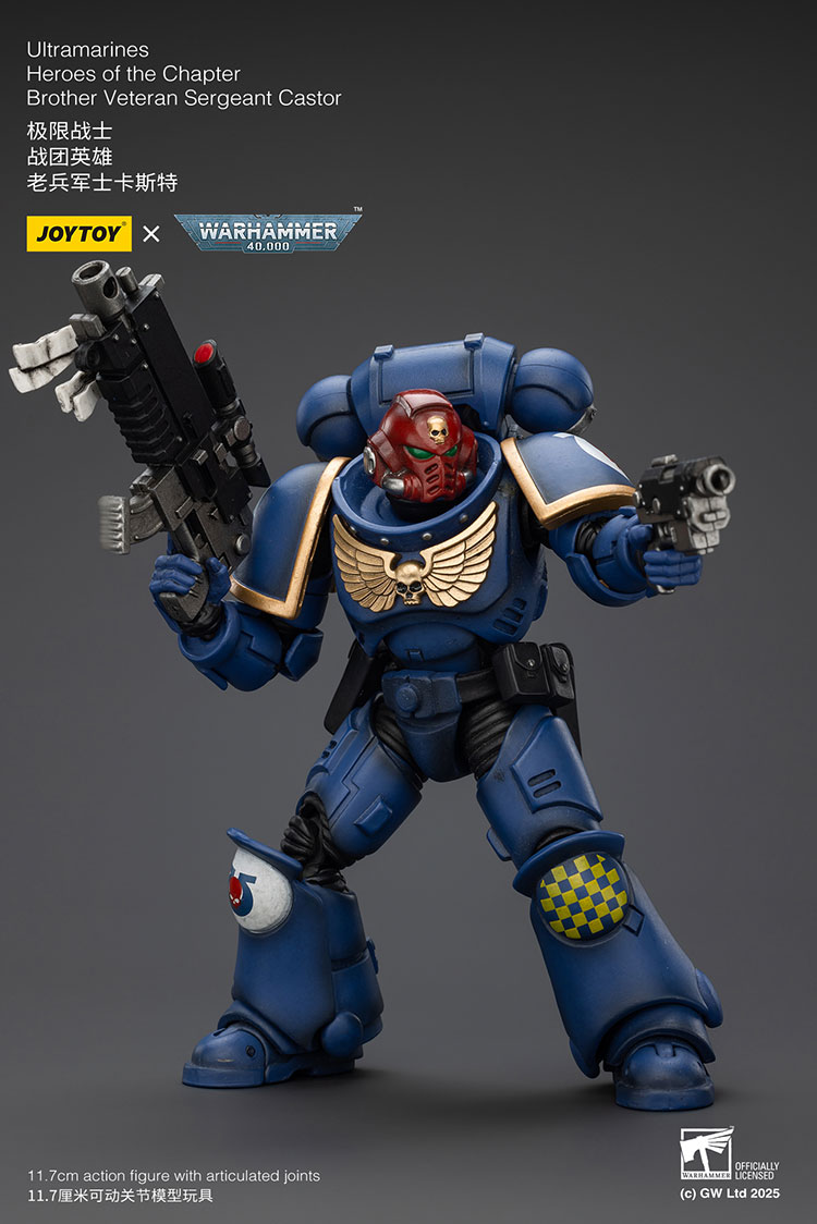 Ultramarines Heroes of the Chapter Brother Veteran Sergeant Castor - view 7