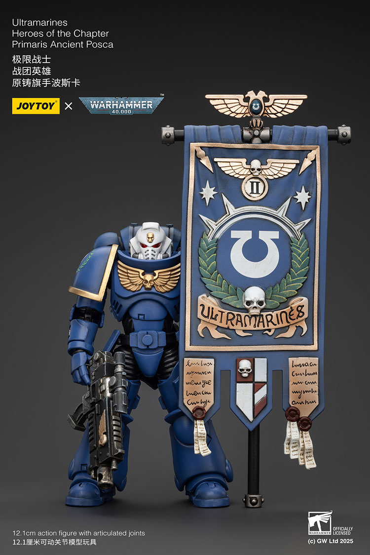 Ultramarines Heroes of the Chapter Primaris Ancient Posca - view 2