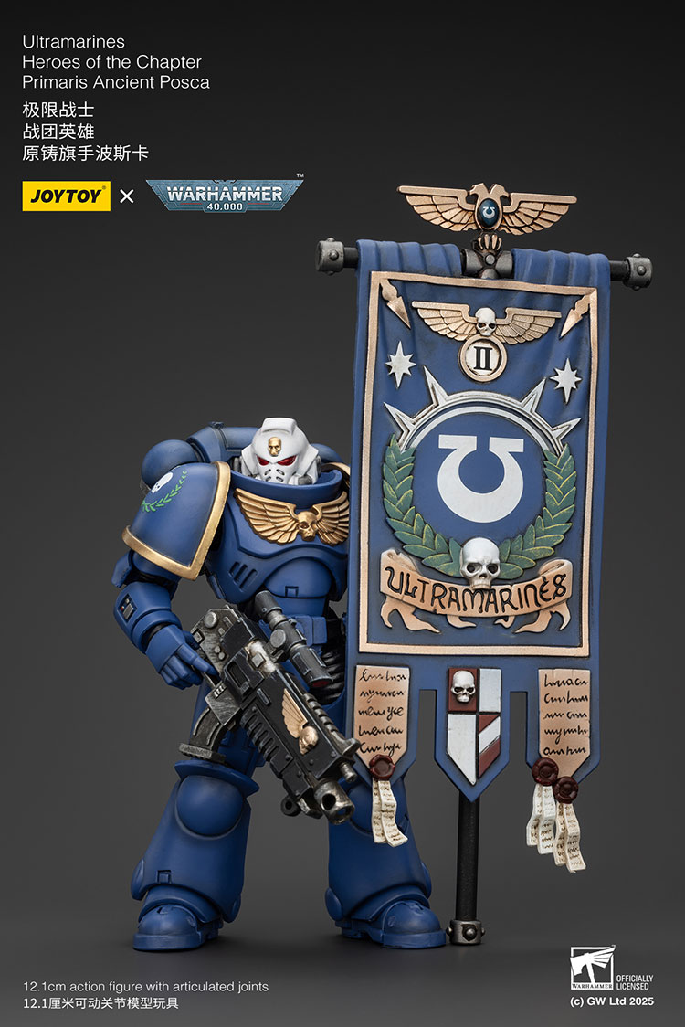 Ultramarines Heroes of the Chapter Primaris Ancient Posca - view 3