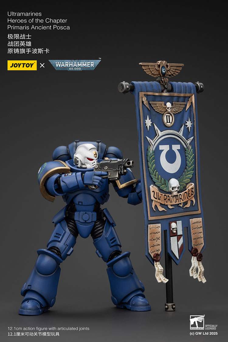 Ultramarines Heroes of the Chapter Primaris Ancient Posca - view 7